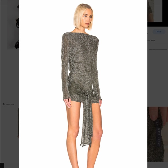 Zeynep Arcay Wrap Mini Dress - Like New! - Picture 2 of 5